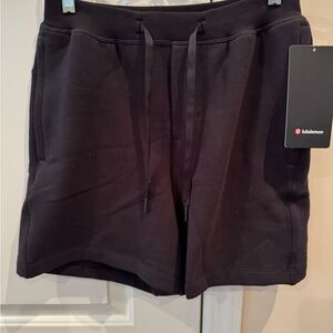 Mens Lululemon athletic Black Athletic Steady State Shorts 5” inseam